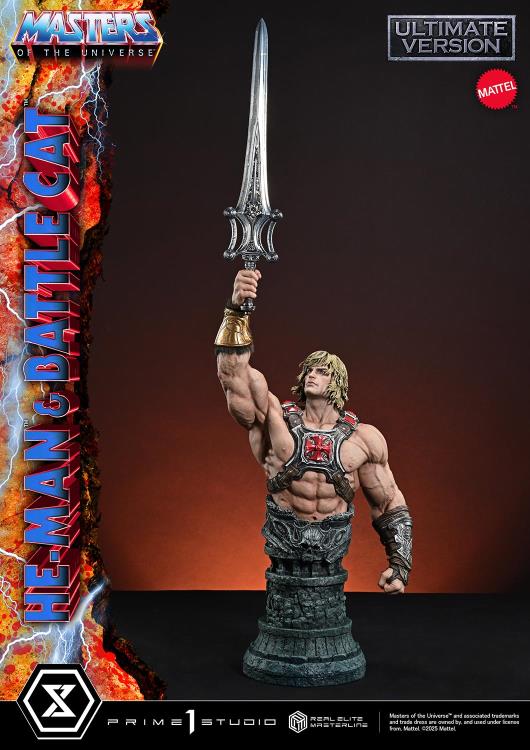 Masters of the Universe Real Elite Masterline He-Man & Battle Cat (Ultimate Bonus Ver.) 1/4 Scale Limited Edition Statue Gallery Image 60