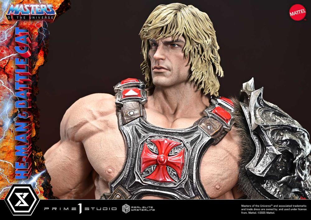 Masters of the Universe Real Elite Masterline He-Man & Battle Cat (Ultimate Bonus Ver.) 1/4 Scale Limited Edition Statue Gallery Image 47