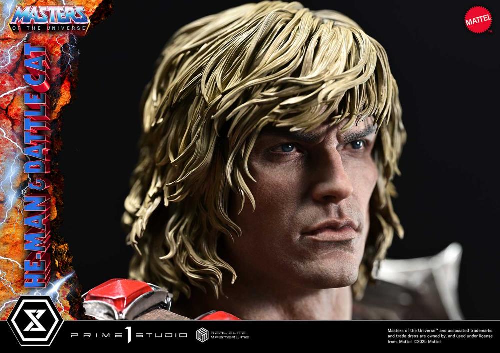 Masters of the Universe Real Elite Masterline He-Man & Battle Cat (Ultimate Bonus Ver.) 1/4 Scale Limited Edition Statue Gallery Image 48