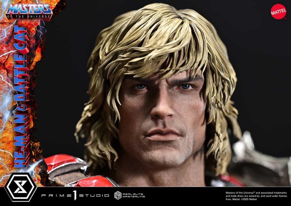 Masters of the Universe Real Elite Masterline He-Man & Battle Cat (Ultimate Bonus Ver.) 1/4 Scale Limited Edition Statue Gallery Image 46