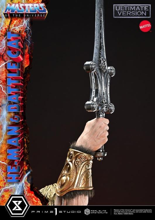 Masters of the Universe Real Elite Masterline He-Man & Battle Cat (Ultimate Bonus Ver.) 1/4 Scale Limited Edition Statue Gallery Image 66