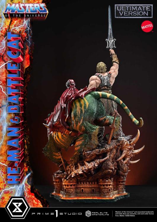 Masters of the Universe Real Elite Masterline He-Man & Battle Cat (Ultimate Bonus Ver.) 1/4 Scale Limited Edition Statue Gallery Image 37