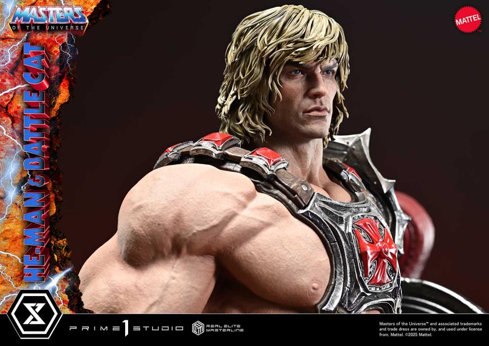 Masters of the Universe Real Elite Masterline He-Man & Battle Cat (Ultimate Bonus Ver.) 1/4 Scale Limited Edition Statue Gallery Image 44