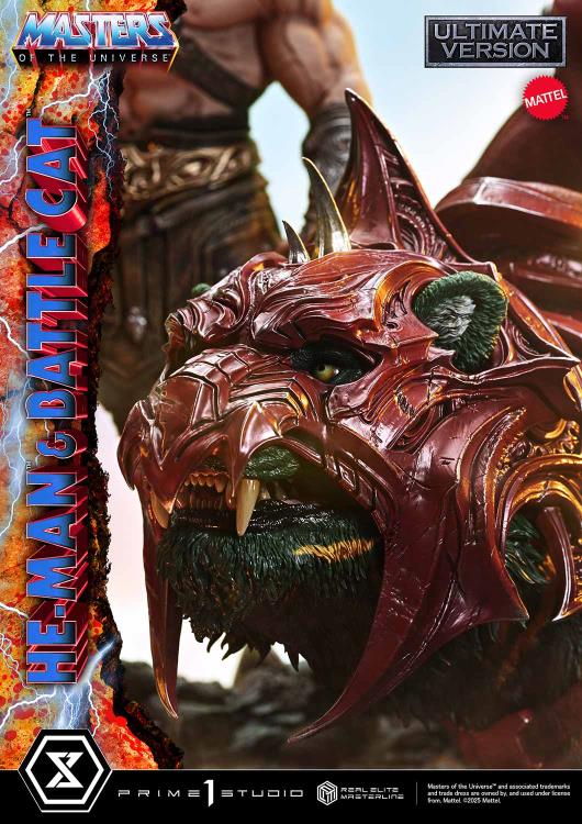 Masters of the Universe Real Elite Masterline He-Man & Battle Cat (Ultimate Bonus Ver.) 1/4 Scale Limited Edition Statue Gallery Image 19