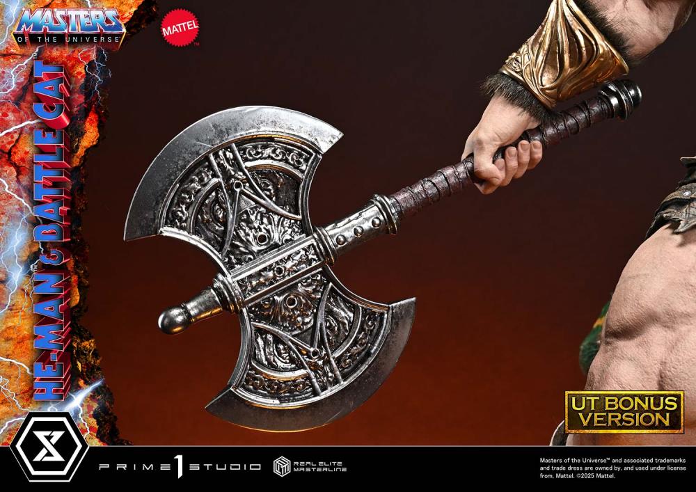 Masters of the Universe Real Elite Masterline He-Man & Battle Cat (Ultimate Bonus Ver.) 1/4 Scale Limited Edition Statue Gallery Image 55