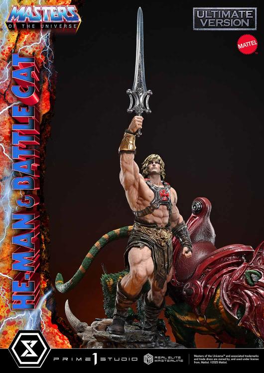 Masters of the Universe Real Elite Masterline He-Man & Battle Cat (Ultimate Bonus Ver.) 1/4 Scale Limited Edition Statue Gallery Image 65