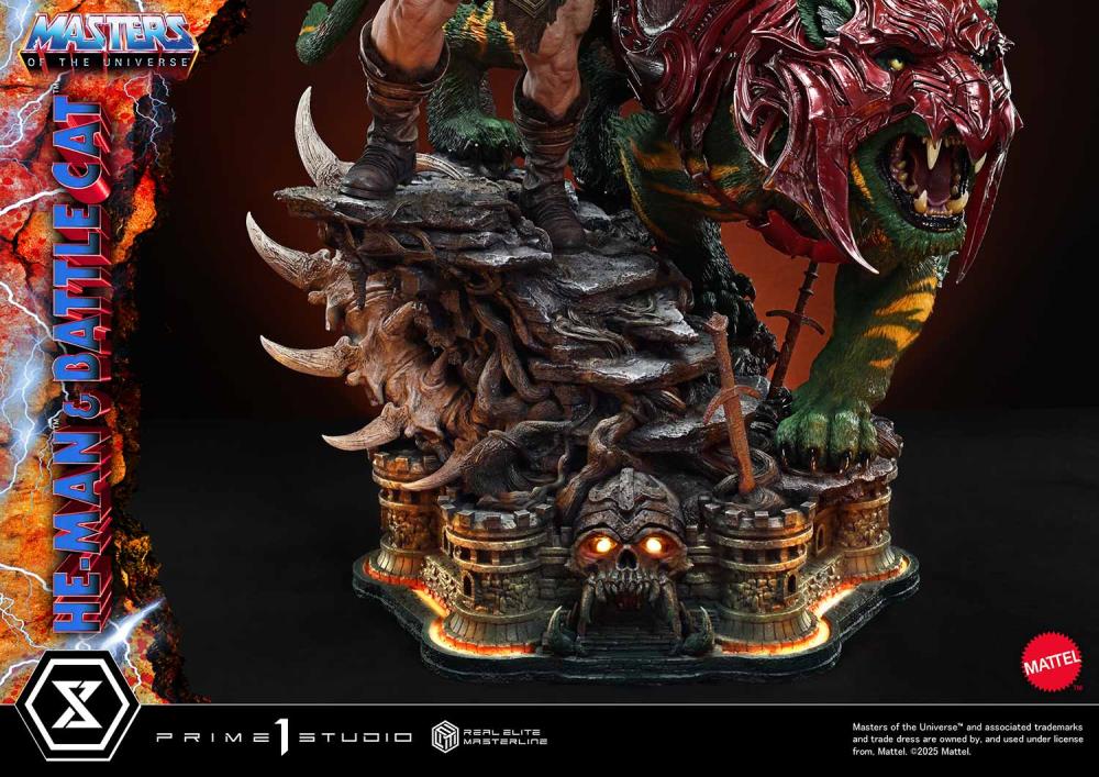 Masters of the Universe Real Elite Masterline He-Man & Battle Cat (Ultimate Bonus Ver.) 1/4 Scale Limited Edition Statue Gallery Image 64