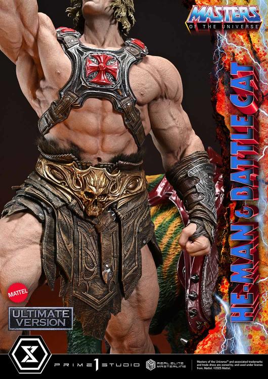 Masters of the Universe Real Elite Masterline He-Man & Battle Cat (Ultimate Bonus Ver.) 1/4 Scale Limited Edition Statue Gallery Image 58