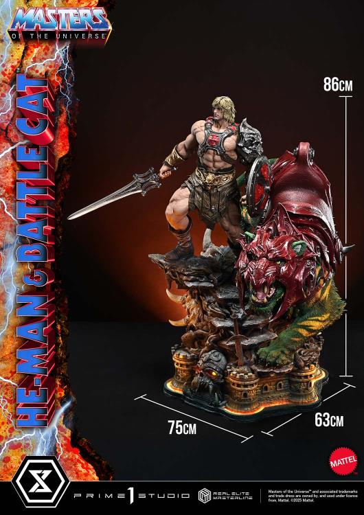 Masters of the Universe Real Elite Masterline He-Man & Battle Cat (Ultimate Bonus Ver.) 1/4 Scale Limited Edition Statue Gallery Image 34