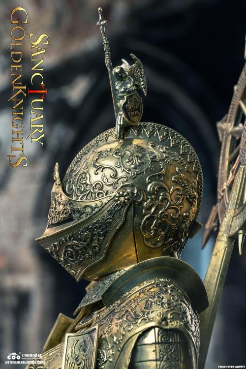 Sanctuary Goldenknights Swords of Chaos Golden Temple Guardian (Brass Edition) 1/6 Scale Figure Gallery Image 8