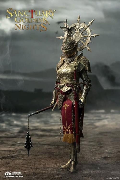 Sanctuary Goldenknights Swords of Chaos Golden Temple Guardian (Brass Edition) 1/6 Scale Figure Gallery Image 5
