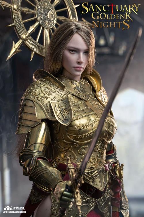 Sanctuary Goldenknights Swords of Chaos Golden Temple Guardian (Brass Edition) 1/6 Scale Figure Gallery Image 4
