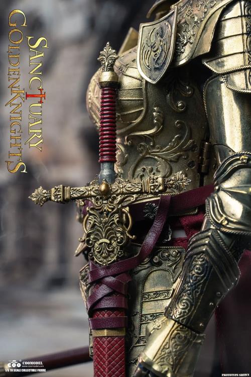 Sanctuary Goldenknights Swords of Chaos Golden Temple Guardian (Brass Edition) 1/6 Scale Figure Gallery Image 10