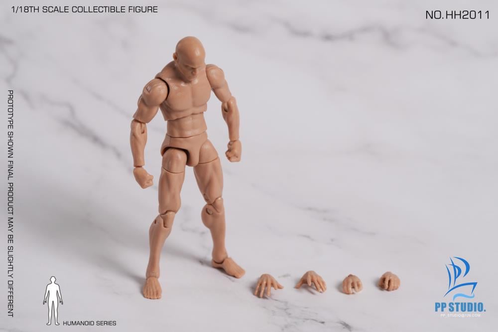 Humanoid Series High Shoulders 1/18 Scale Male Body (HH2011) Gallery Image 8