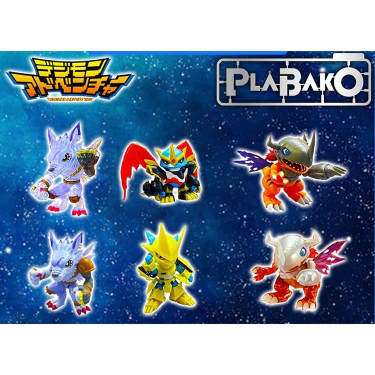 Digimon Adventure PlaBako Vol. 2 Box of 8 Random Model Kits