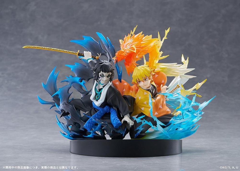 Demon Slayer: Kimetsu no Yaiba Zenitsu Agatsuma & Kaigaku Figure Gallery Image 3