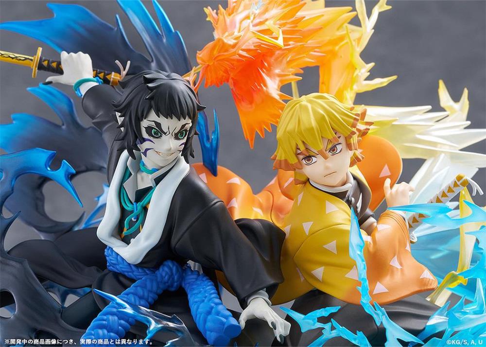 Demon Slayer: Kimetsu no Yaiba Zenitsu Agatsuma & Kaigaku Figure Gallery Image 9