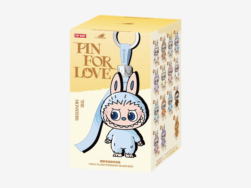 Labubu The Monsters Pin for Love (A-M) Random Vinyl Plush Pendant Gallery Image 1