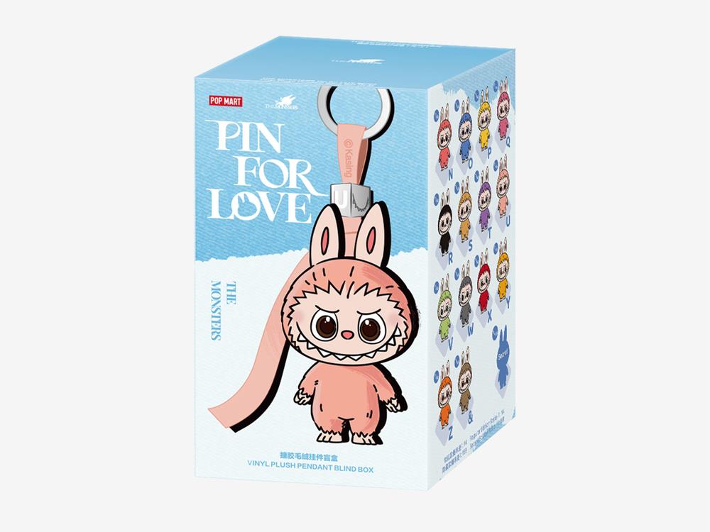 Labubu The Monsters Pin for Love (N-Z) Random Vinyl Plush Pendant Gallery Image 1