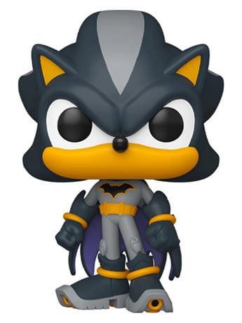 Justice League x Sonic the Hedgehog Pop! Heroes #591 Shadow as Batman Gallery Image 2