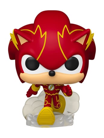 Justice League x Sonic the Hedgehog Pop! Heroes #593 Sonic as The Flash Gallery Image 2