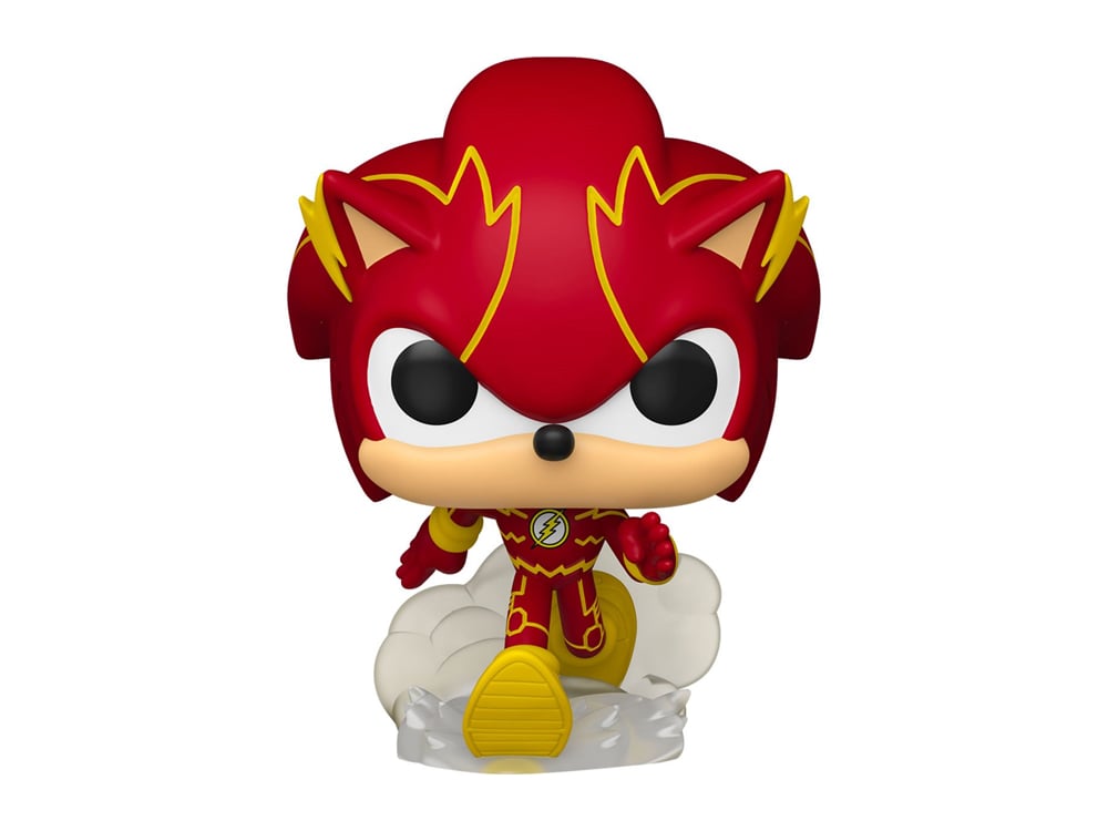 Justice League x Sonic the Hedgehog Pop! Heroes #593 Sonic as The Flash Gallery Image 1