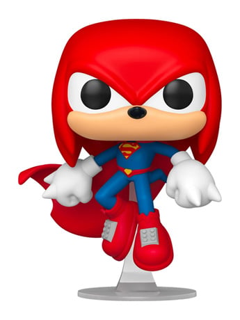 Justice League x Sonic the Hedgehog Pop! Heroes #596 Knuckles as Superman Gallery Image 2