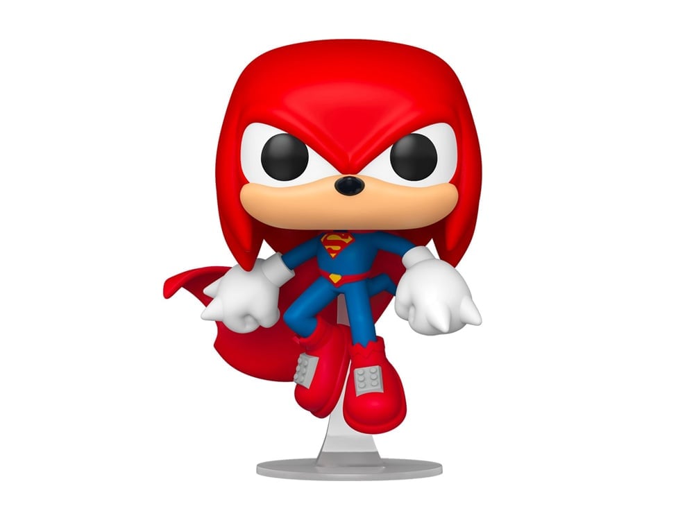 Justice League x Sonic the Hedgehog Pop! Heroes #596 Knuckles as Superman Gallery Image 1