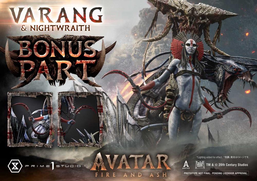 Avatar: Fire and Ash Real Elite Masterline Varang and Nightwraith (Bonus ver.) 1/4 Scale Statue Gallery Image 4