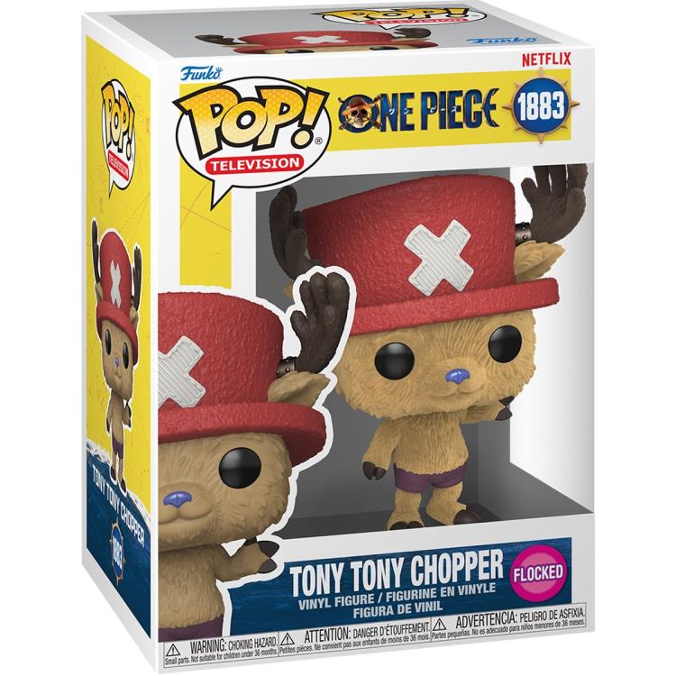 One Piece (Netflix) Pop! Television #1883 Tony Tony Chopper (Flocked) Gallery Image 4