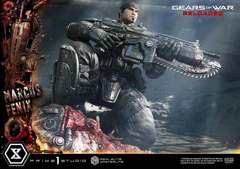 Gears of War Real Elite Masterline Marcus Fenix 1/3 Scale Statue Gallery Image 20