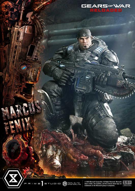 Gears of War Real Elite Masterline Marcus Fenix 1/3 Scale Statue Gallery Image 19