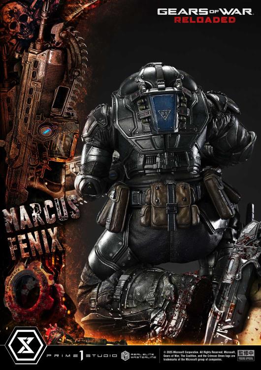 Gears of War Real Elite Masterline Marcus Fenix 1/3 Scale Statue Gallery Image 27