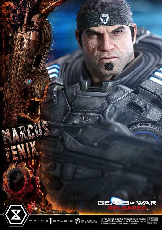 Gears of War Real Elite Masterline Marcus Fenix 1/3 Scale Statue Gallery Image 22