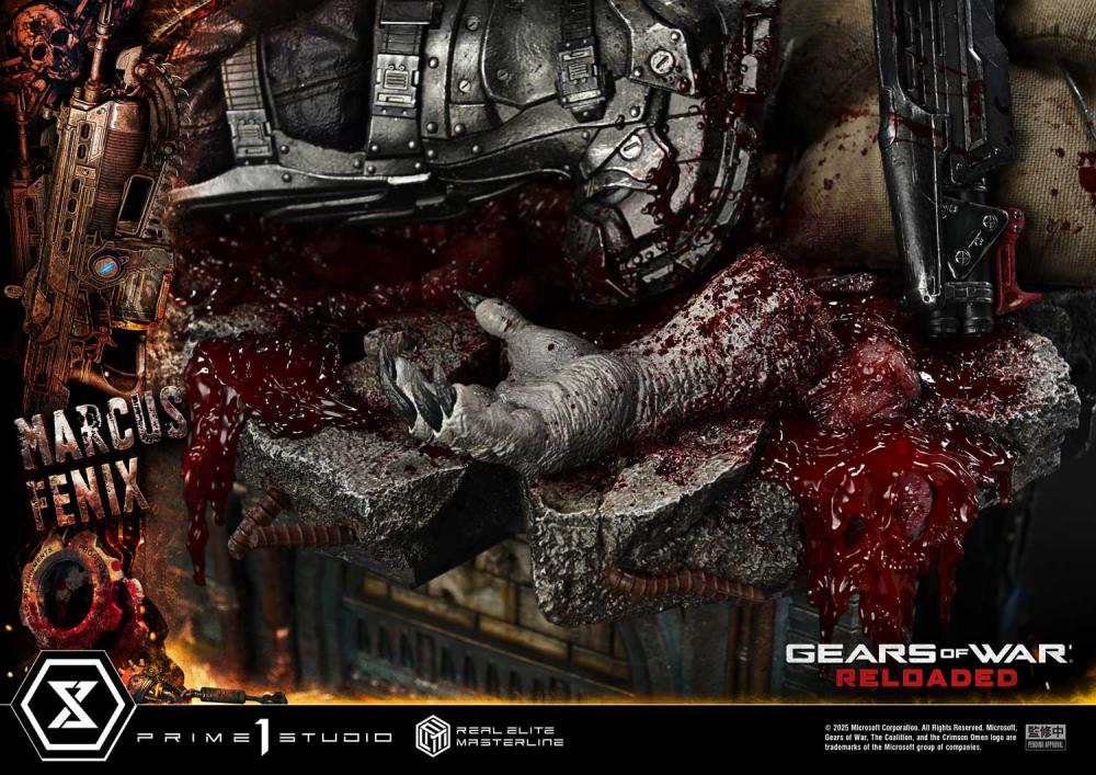 Gears of War Real Elite Masterline Marcus Fenix 1/3 Scale Statue Gallery Image 35