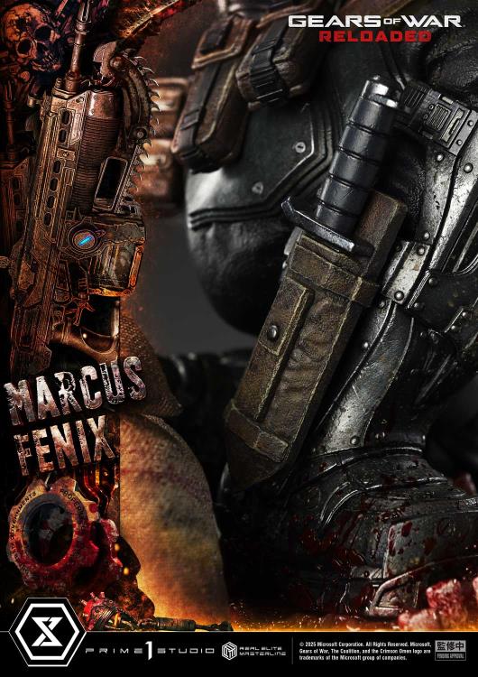 Gears of War Real Elite Masterline Marcus Fenix 1/3 Scale Statue Gallery Image 28