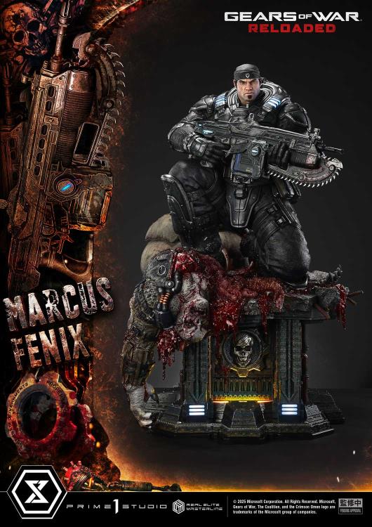 Gears of War Real Elite Masterline Marcus Fenix 1/3 Scale Statue Gallery Image 23