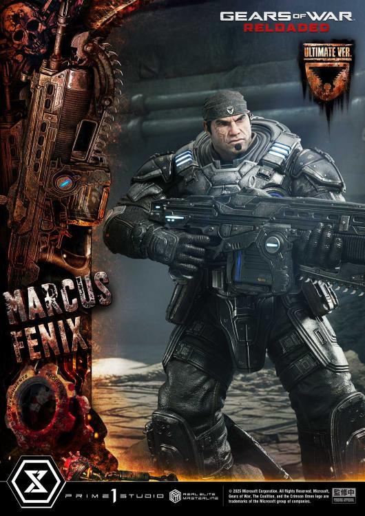 Gears of War Real Elite Masterline Marcus Fenix (Ultimate Ver.) 1/3 Scale Statue Gallery Image 28