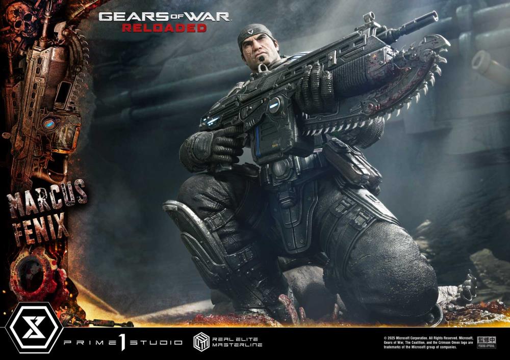 Gears of War Real Elite Masterline Marcus Fenix (Ultimate Ver.) 1/3 Scale Statue Gallery Image 38