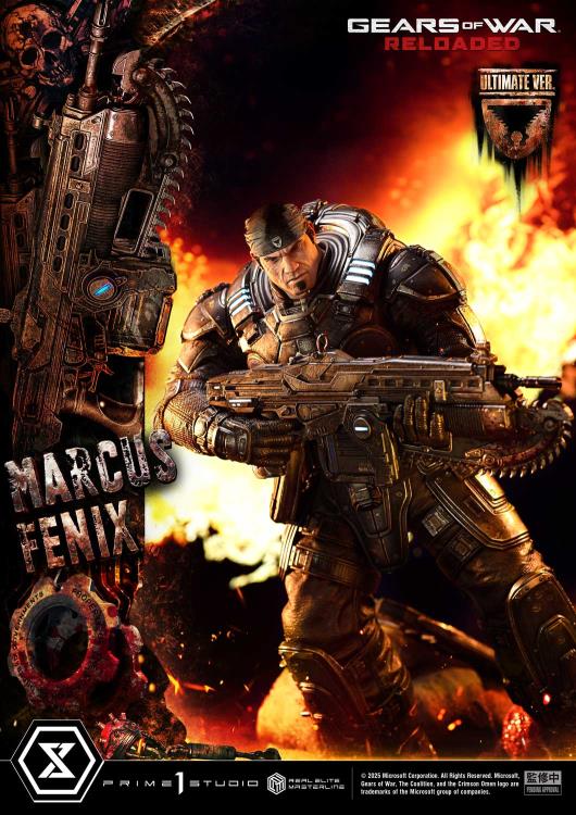 Gears of War Real Elite Masterline Marcus Fenix (Ultimate Ver.) 1/3 Scale Statue Gallery Image 11
