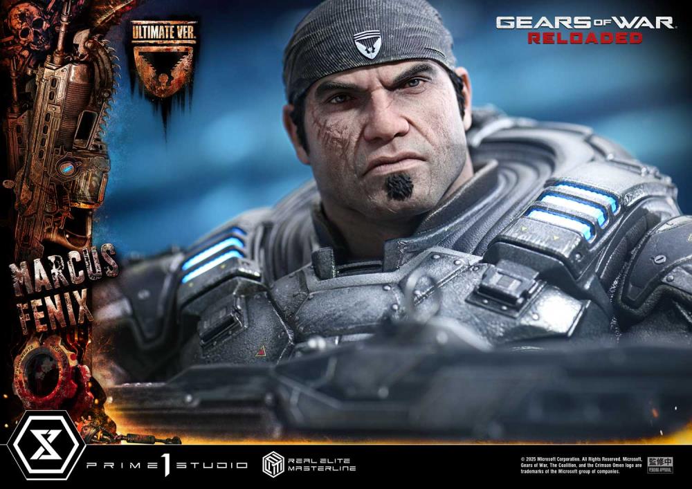 Gears of War Real Elite Masterline Marcus Fenix (Ultimate Ver.) 1/3 Scale Statue Gallery Image 35