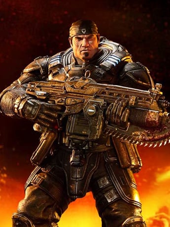 Gears of War Real Elite Masterline Marcus Fenix (Ultimate Ver.) 1/3 Scale Statue Gallery Image 2