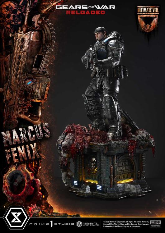 Gears of War Real Elite Masterline Marcus Fenix (Ultimate Ver.) 1/3 Scale Statue Gallery Image 40