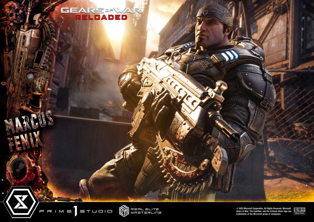 Gears of War Real Elite Masterline Marcus Fenix (Ultimate Ver.) 1/3 Scale Statue Gallery Image 25