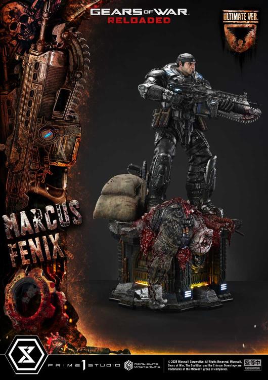Gears of War Real Elite Masterline Marcus Fenix (Ultimate Ver.) 1/3 Scale Statue Gallery Image 42