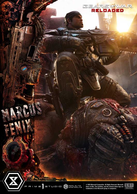 Gears of War Real Elite Masterline Marcus Fenix (Ultimate Ver.) 1/3 Scale Statue Gallery Image 24