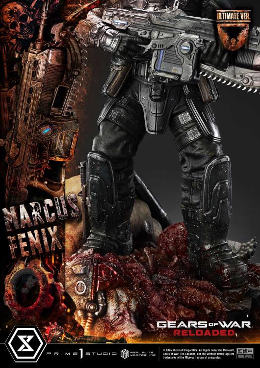 Gears of War Real Elite Masterline Marcus Fenix (Ultimate Ver.) 1/3 Scale Statue Gallery Image 48