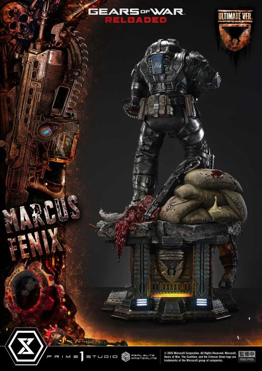 Gears of War Real Elite Masterline Marcus Fenix (Ultimate Ver.) 1/3 Scale Statue Gallery Image 41