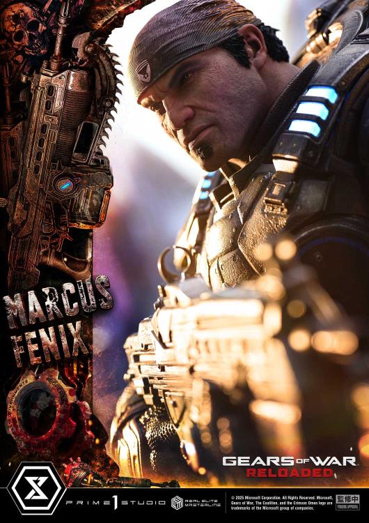Gears of War Real Elite Masterline Marcus Fenix (Ultimate Ver.) 1/3 Scale Statue Gallery Image 20