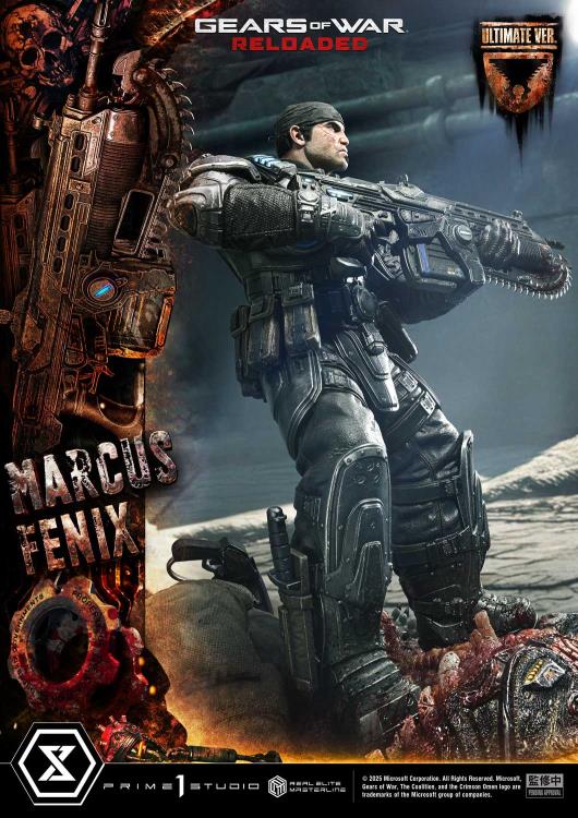 Gears of War Real Elite Masterline Marcus Fenix (Ultimate Ver.) 1/3 Scale Statue Gallery Image 27